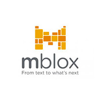 m blox From text to what's next logo